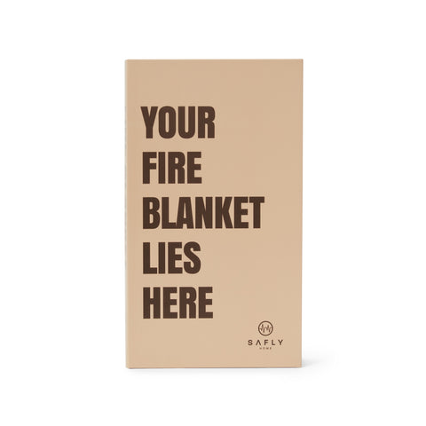 Safly Coffee Table Book med Brannteppe - Sand