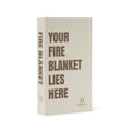Safly Coffee Table Book med Brannteppe - Kremhvit