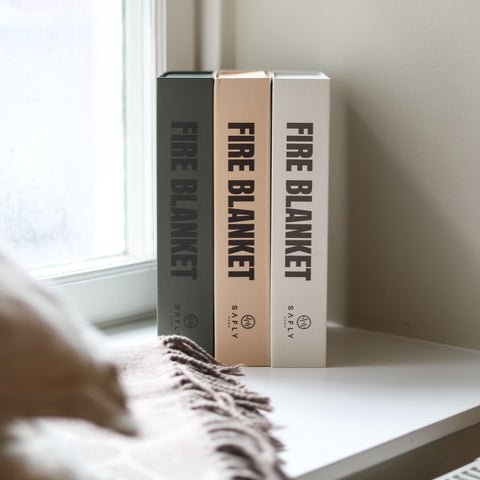 Safly Coffee Table Book med Brannteppe - Mosegrønn